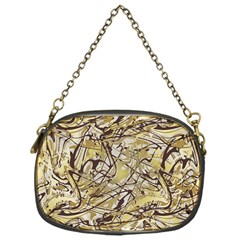 Marble Texture Pattern Seamless Chain Purse (one Side) by Maspions