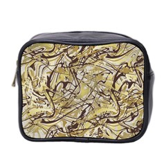 Marble Texture Pattern Seamless Mini Toiletries Bag (two Sides)