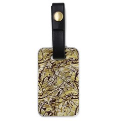 Marble Texture Pattern Seamless Luggage Tag (one Side)