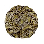 Marble Texture Pattern Seamless Standard 15  Premium Round Cushions Back