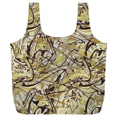 Marble Texture Pattern Seamless Full Print Recycle Bag (xl)