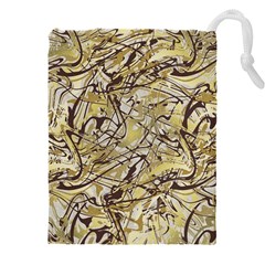 Marble Texture Pattern Seamless Drawstring Pouch (5xl)