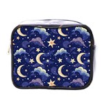 Night Moon Seamless Mini Toiletries Bag (One Side) Front