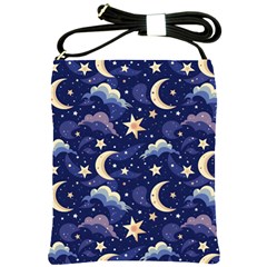 Night Moon Seamless Shoulder Sling Bag