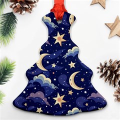 Night Moon Seamless Ornament (christmas Tree) 