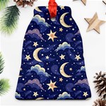 Night Moon Seamless Ornament (Bell) Front