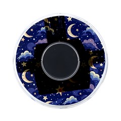 Night Moon Seamless On-the-go Memory Card Reader by Maspions