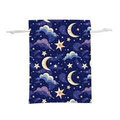 Night Moon Seamless Lightweight Drawstring Pouch (s)