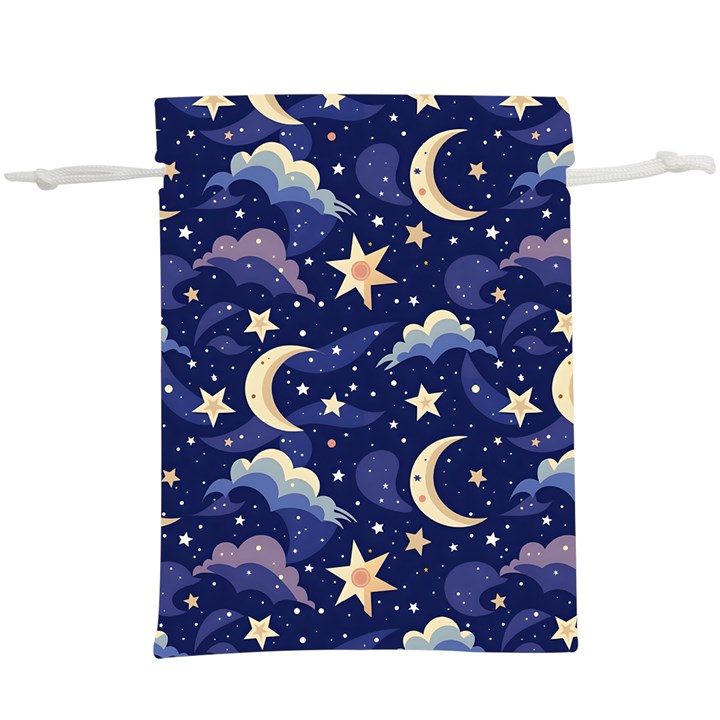 Night Moon Seamless Lightweight Drawstring Pouch (XL)