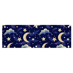 Night Moon Seamless Banner And Sign 6  X 2 