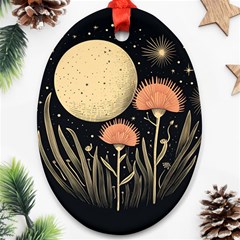 Flowers Space Ornament (oval)