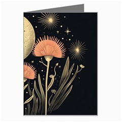 Flowers Space Greeting Card