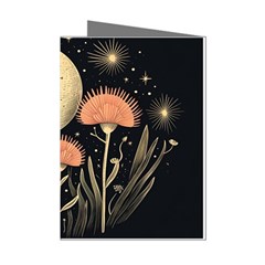 Flowers Space Mini Greeting Cards (pkg Of 8)