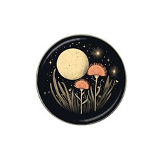 Flowers Space Hat Clip Ball Marker