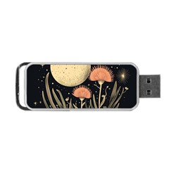 Flowers Space Portable Usb Flash (two Sides)