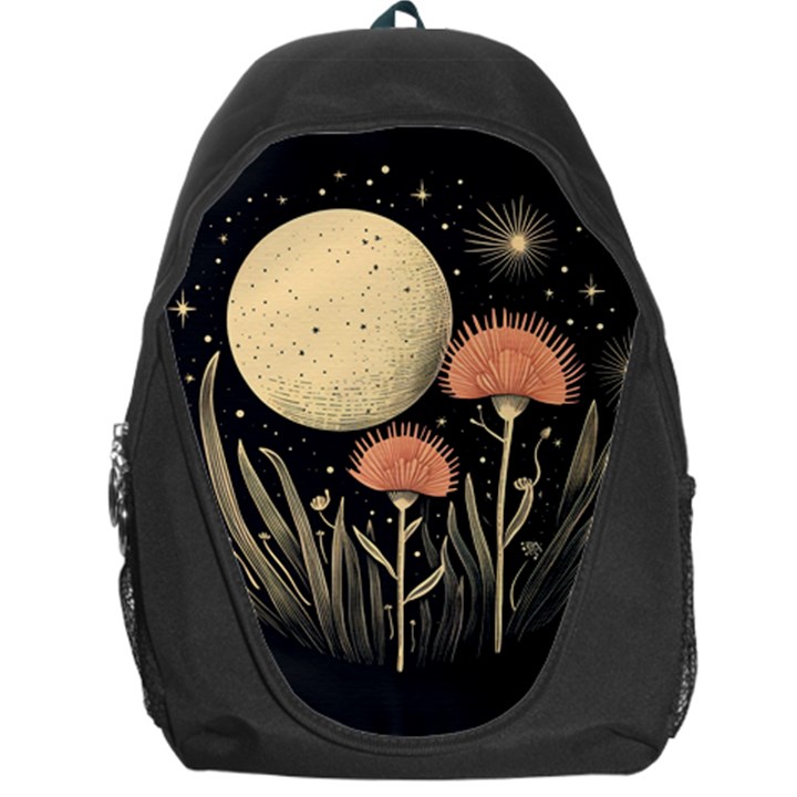 Flowers Space Backpack Bag