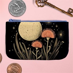 Flowers Space Large Coin Purse