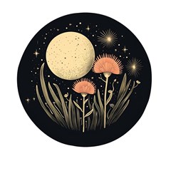 Flowers Space Mini Round Pill Box