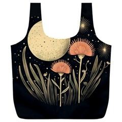 Flowers Space Full Print Recycle Bag (xxl)