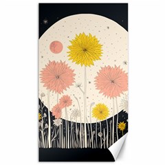 Space Flowers Universe Galaxy Canvas 40  X 72 