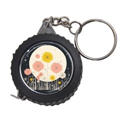 Space Flowers Universe Galaxy Measuring Tape