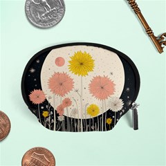 Space Flowers Universe Galaxy Accessory Pouch (small)