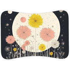 Space Flowers Universe Galaxy Velour Seat Head Rest Cushion