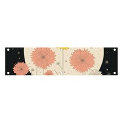 Space Flowers Universe Galaxy Banner And Sign 4  X 1 