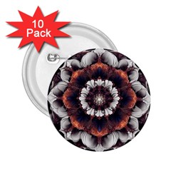 Mandala Design Pattern 2 25  Buttons (10 Pack) 