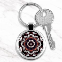 Mandala Design Pattern Key Chain (round) by Maspions