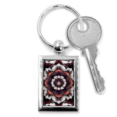 Mandala Design Pattern Key Chain (rectangle)