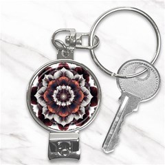 Mandala Design Pattern Nail Clippers Key Chain