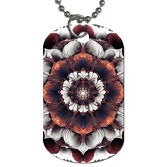 Mandala Design Pattern Dog Tag (two Sides)