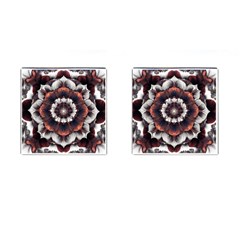 Mandala Design Pattern Cufflinks (square)