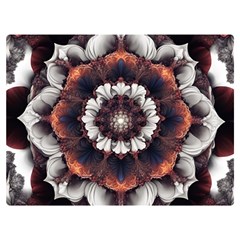 Mandala Design Pattern Two Sides Premium Plush Fleece Blanket (baby Size)