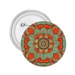 Mandala Floral Decorative Flower 2.25  Buttons Front