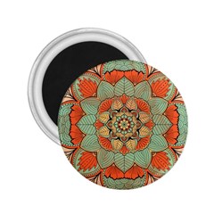 Mandala Floral Decorative Flower 2 25  Magnets