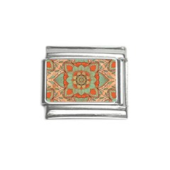 Mandala Floral Decorative Flower Italian Charm (9mm)