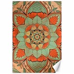 Mandala Floral Decorative Flower Canvas 12  x 18  11.88 x17.36  Canvas - 1