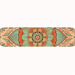 Mandala Floral Decorative Flower Large Bar Mat