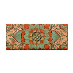 Mandala Floral Decorative Flower Hand Towel by Maspions