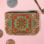 Mandala Floral Decorative Flower Mini Coin Purse Back