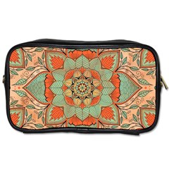 Mandala Floral Decorative Flower Toiletries Bag (one Side)