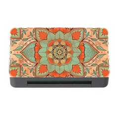 Mandala Floral Decorative Flower Memory Card Reader With Cf by Maspions