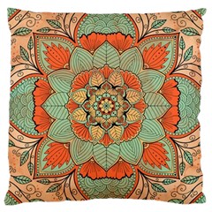 Mandala Floral Decorative Flower Large Cushion Case (one Side)