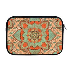 Mandala Floral Decorative Flower Apple Macbook Pro 17  Zipper Case