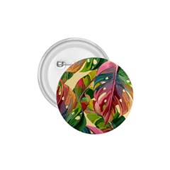 Monstera Colorful Leaves Foliage 1 75  Buttons