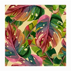 Monstera Colorful Leaves Foliage Medium Glasses Cloth