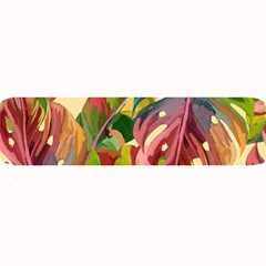 Monstera Colorful Leaves Foliage Large Bar Mat