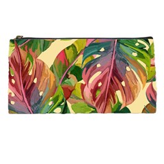 Monstera Colorful Leaves Foliage Pencil Case